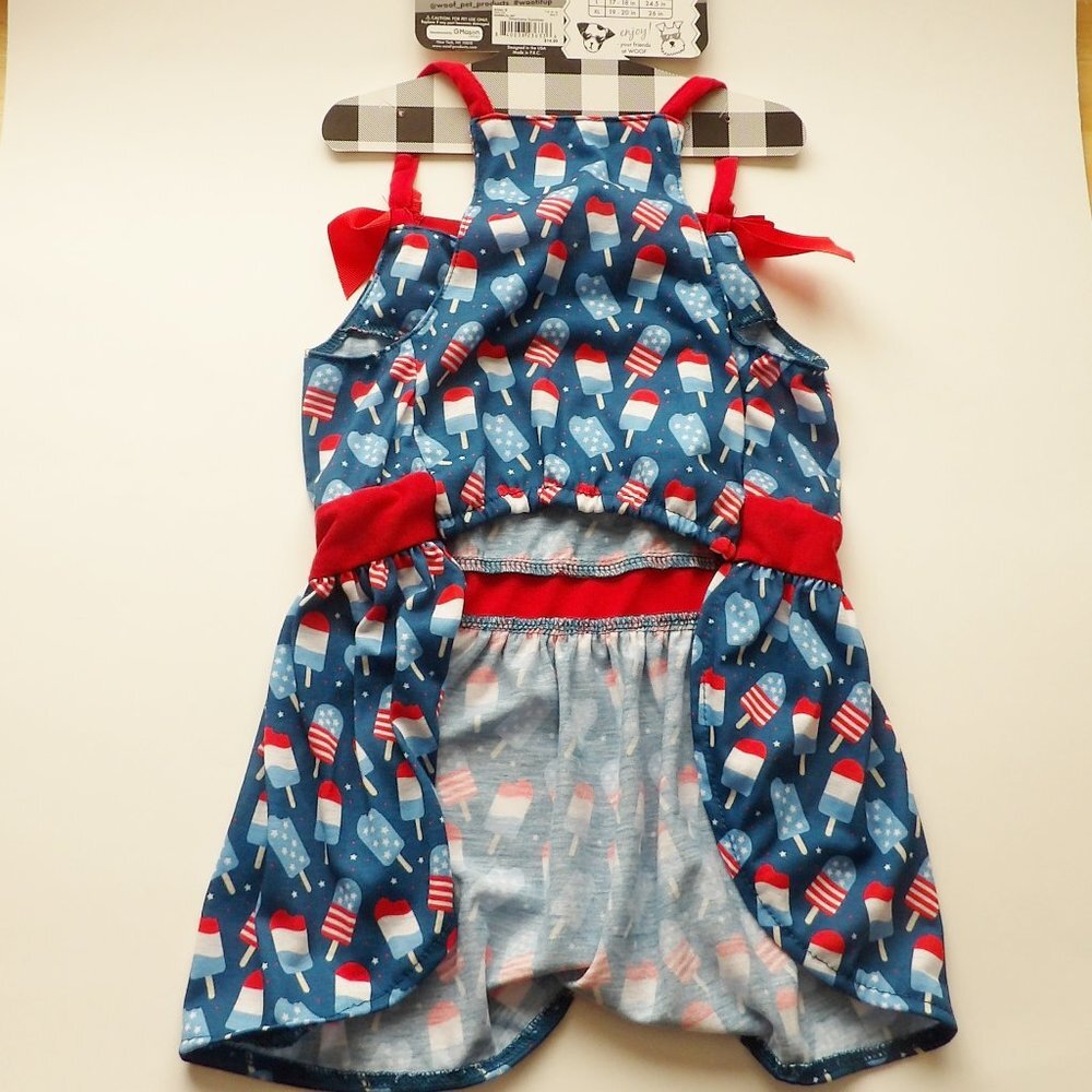 Woof Pet Apparel Popsicle Print Dog Sun Dress Size XL NEW - Picture 4 of 6